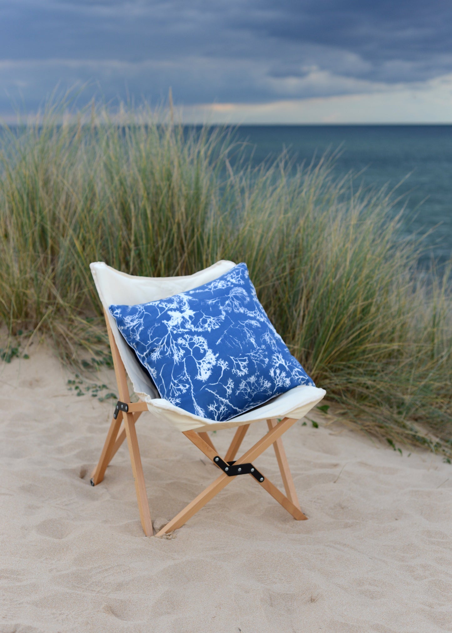 Cushion cover "ALGUES MARINES"