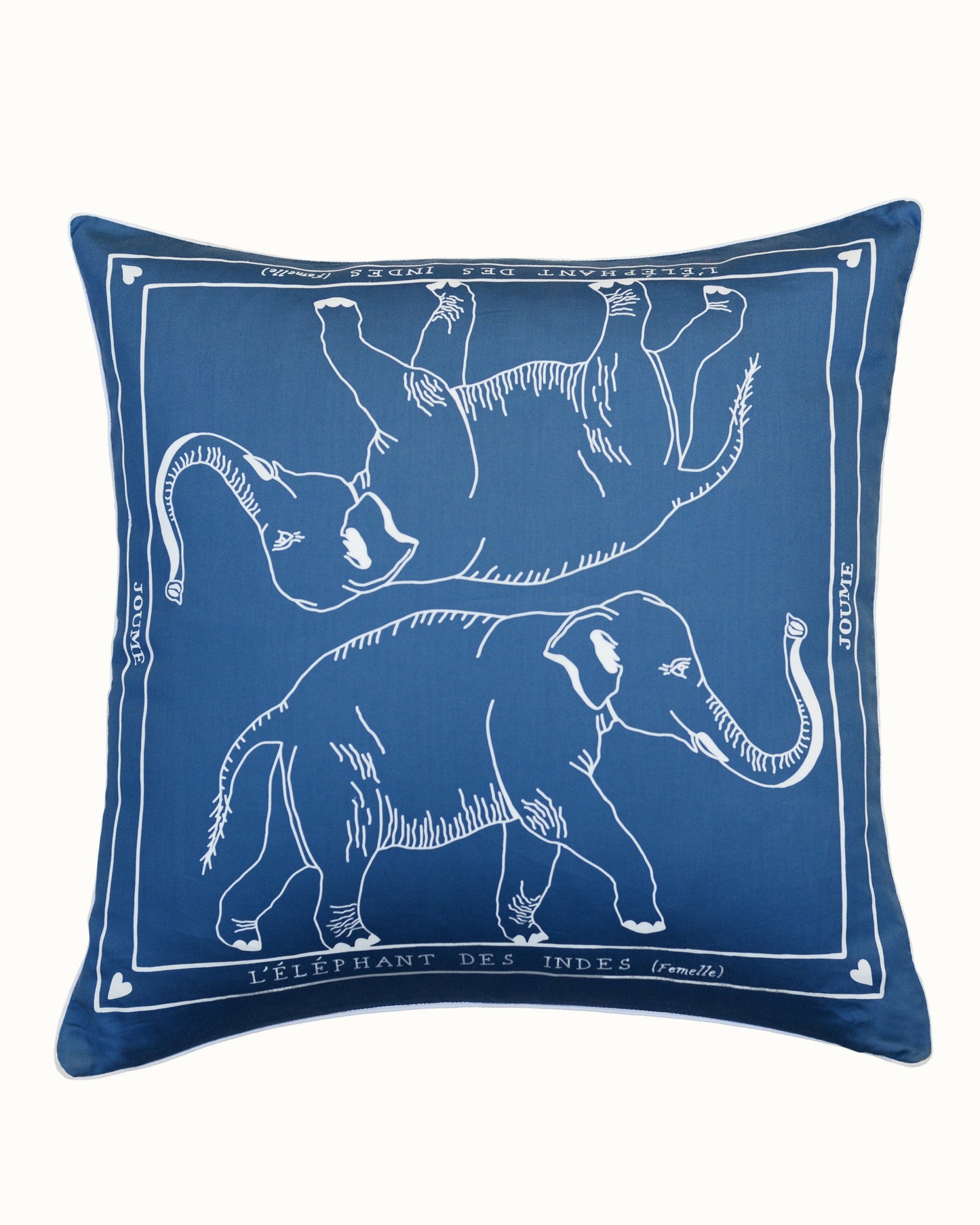 Cushion cover "L'ÉLÉPHANT DES INDES"