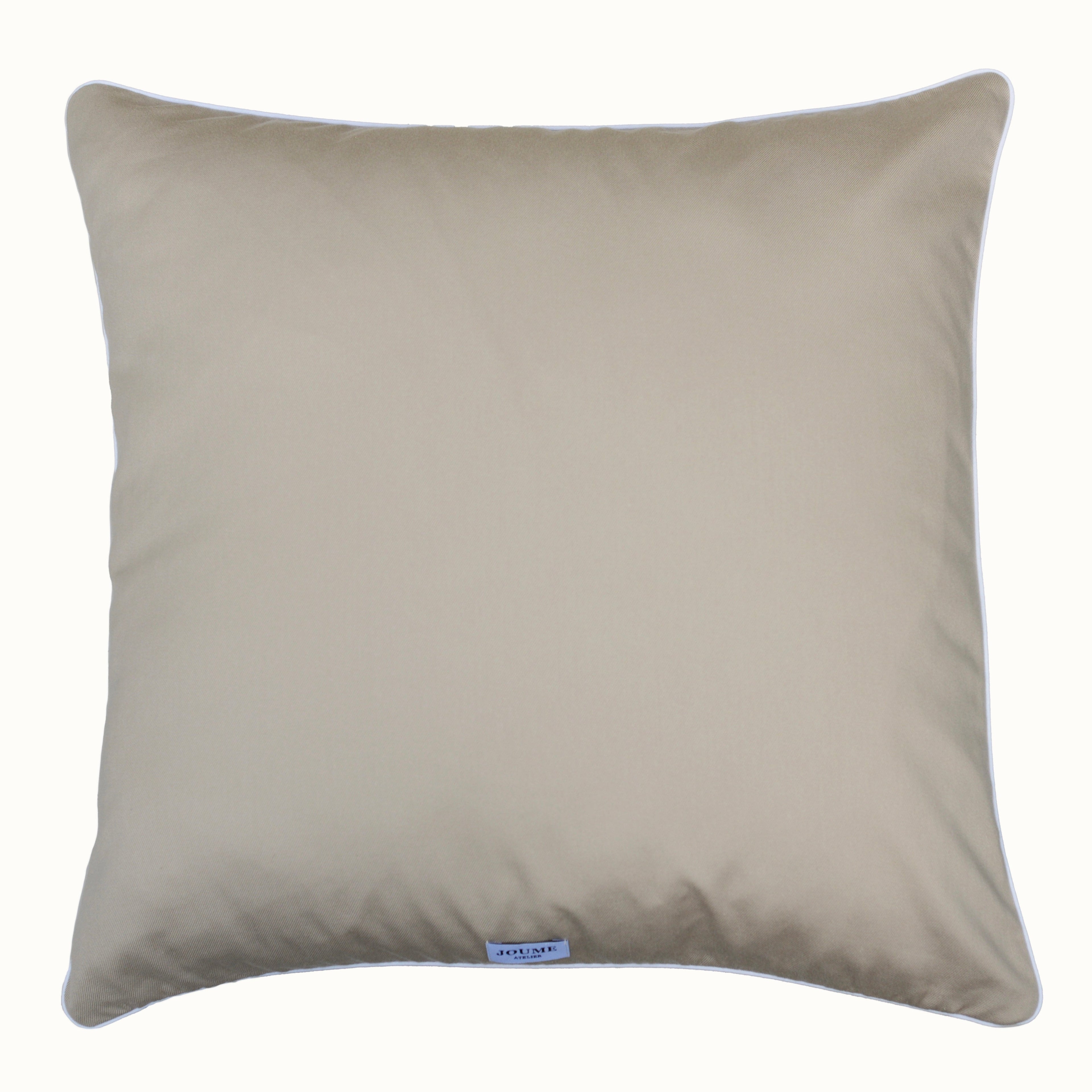 Housse de coussin "PAON BLEU"