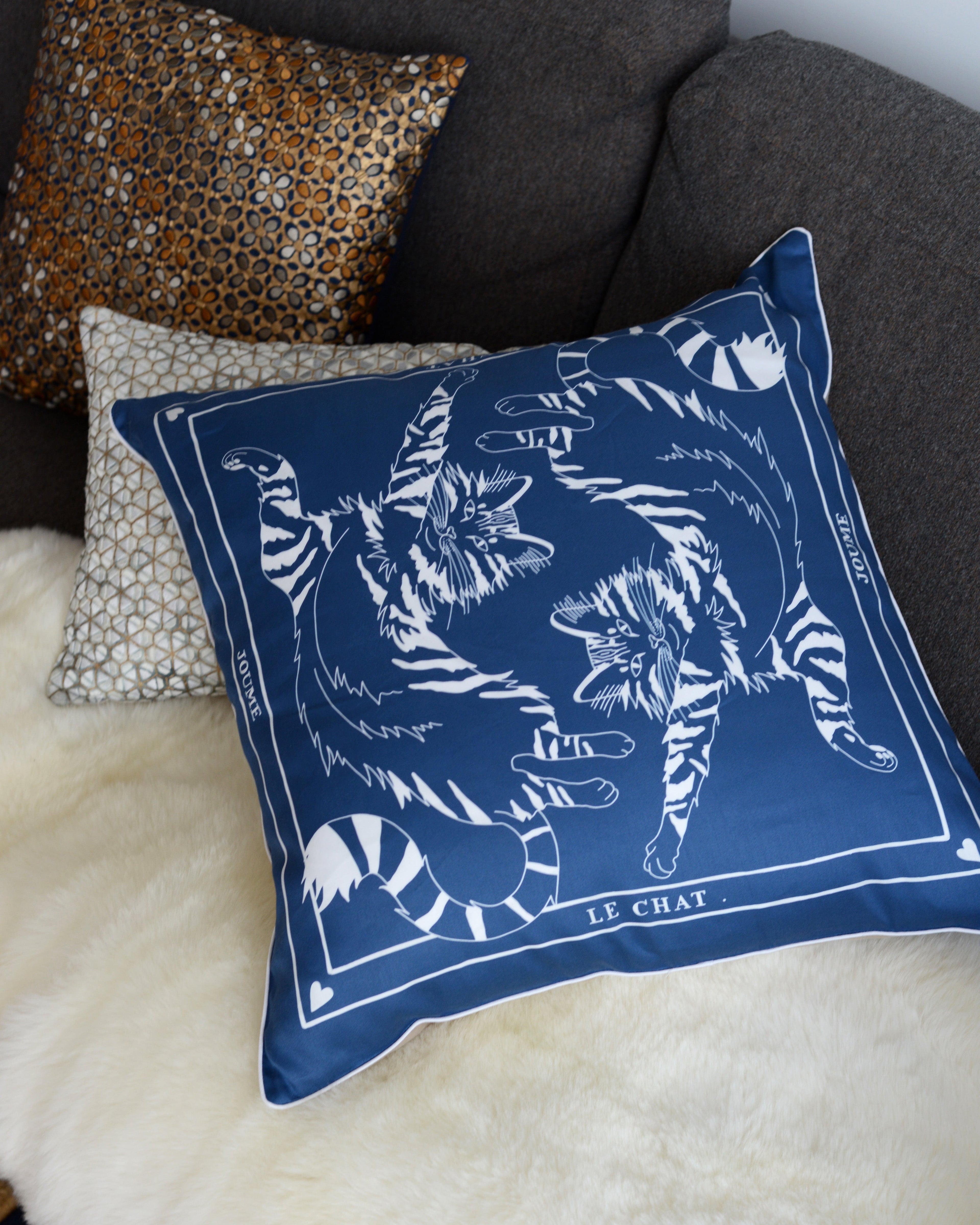 Cushion cover "LE CHAT"
