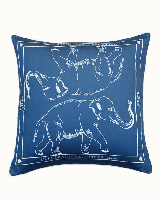 Cushion cover "L'ÉLÉPHANT DES INDES"