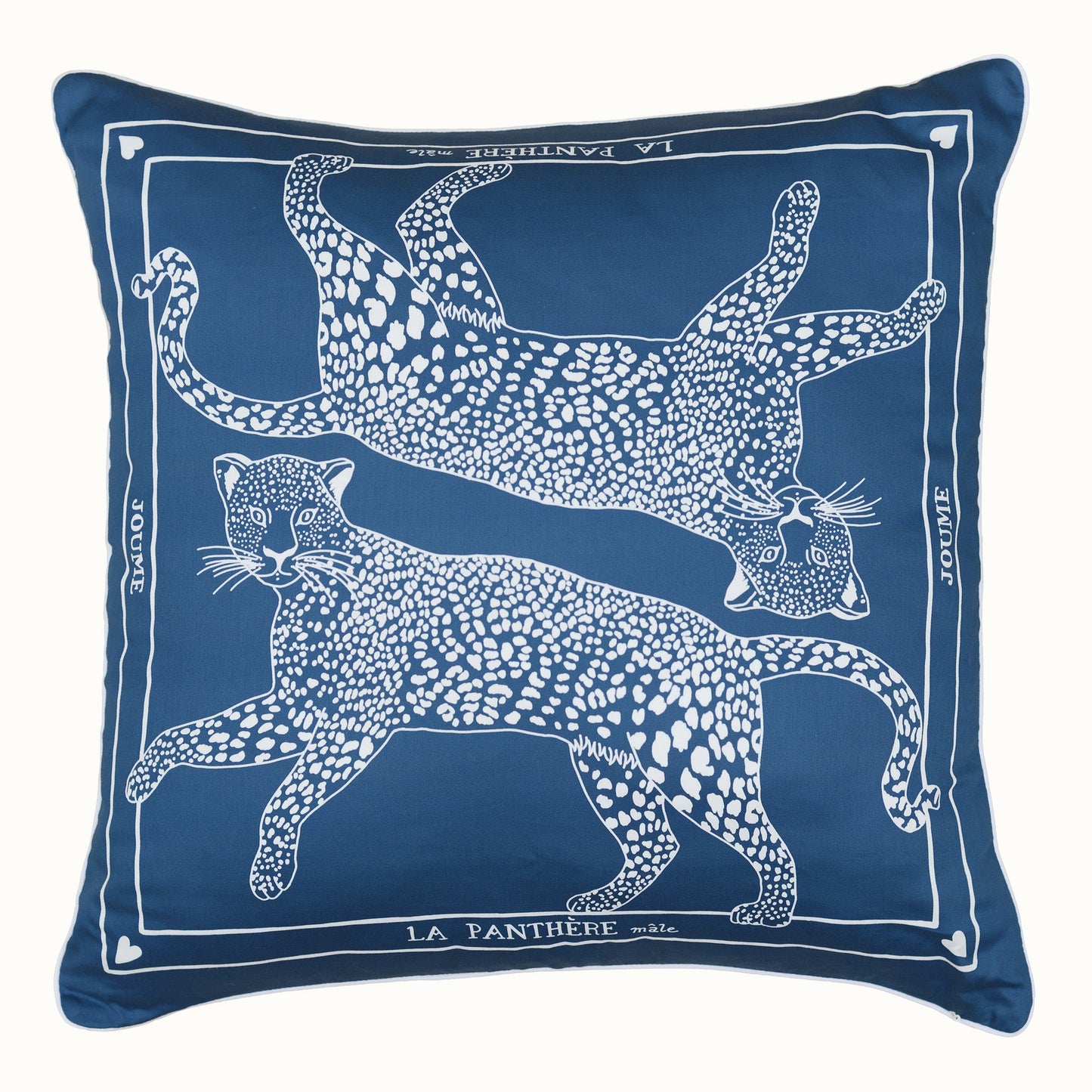 Cushion cover "LA PANTHÈRE mâle"