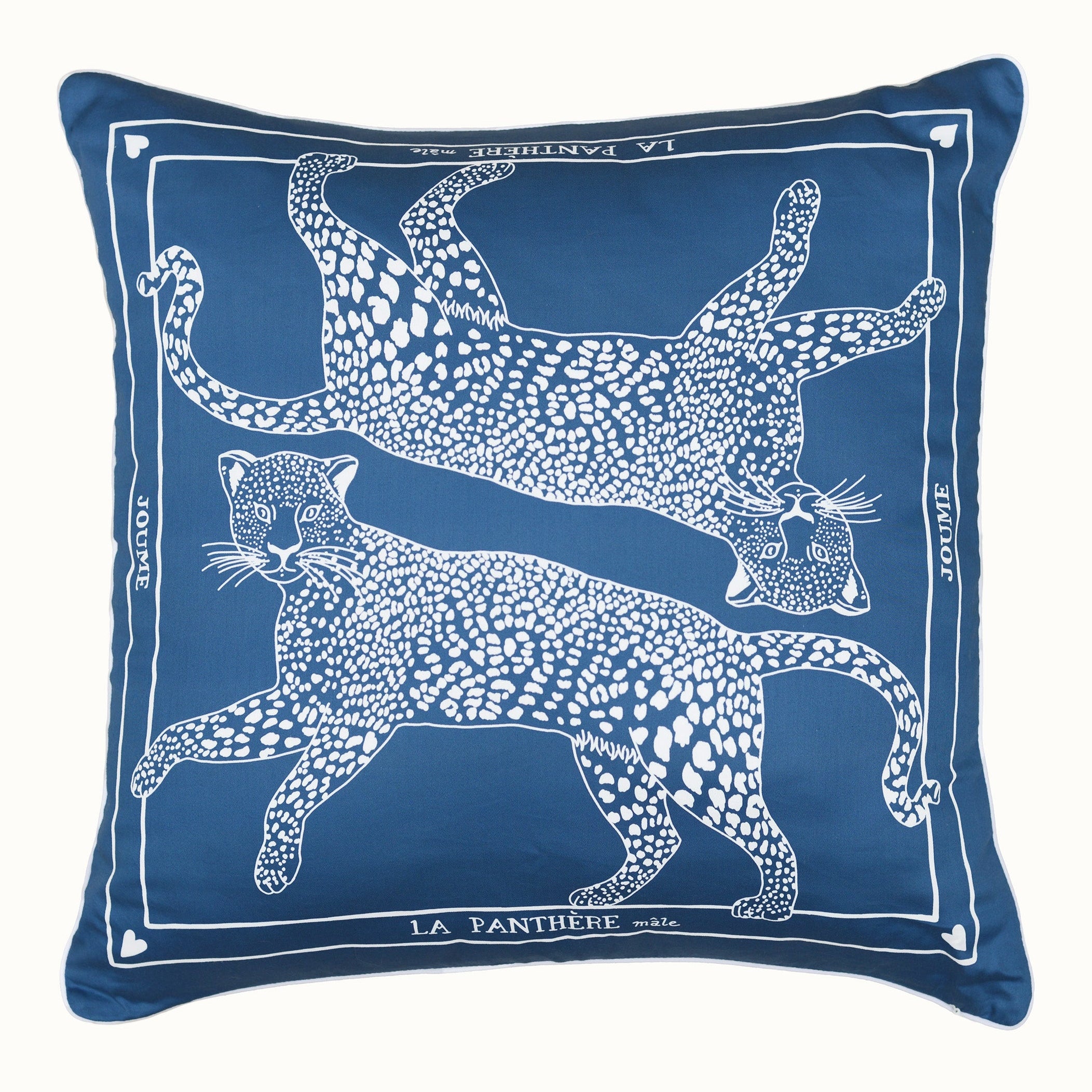 Housse de coussin "LA PANTHÈRE mâle"