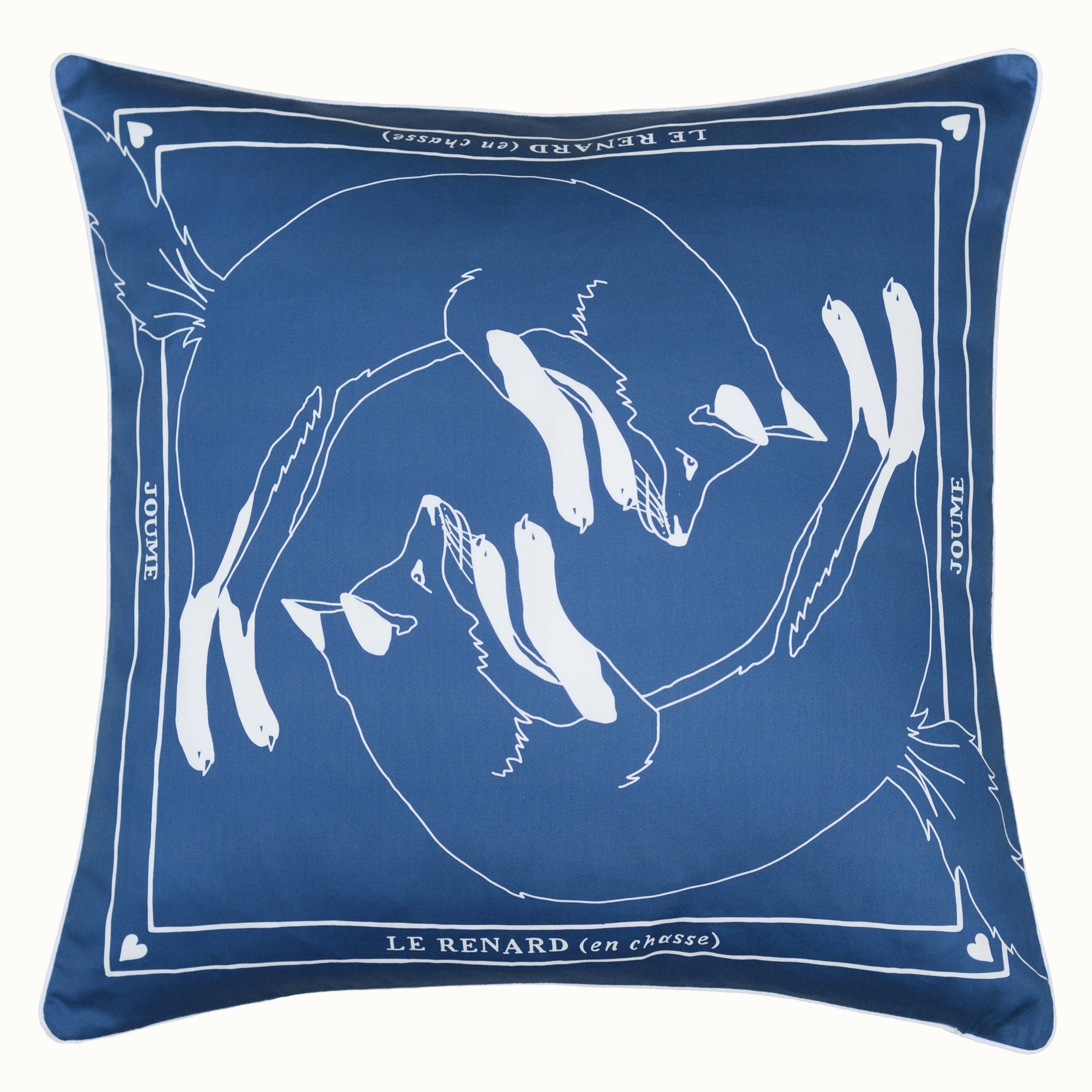 Cushion cover "LE RENARD (en chasse)"